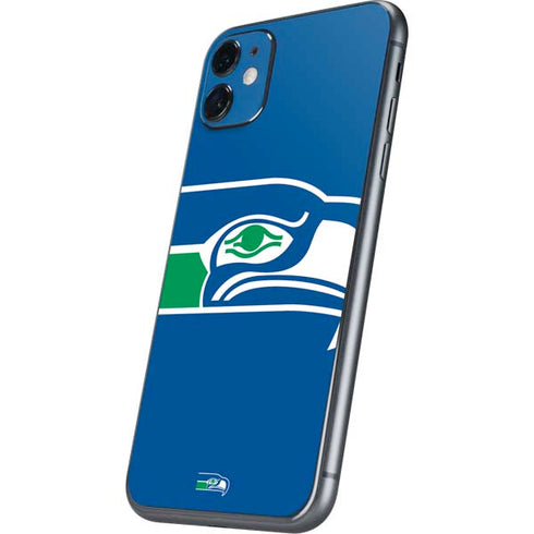 NFL Seattle Seahawks Retro Logo iPhone 11 Skin